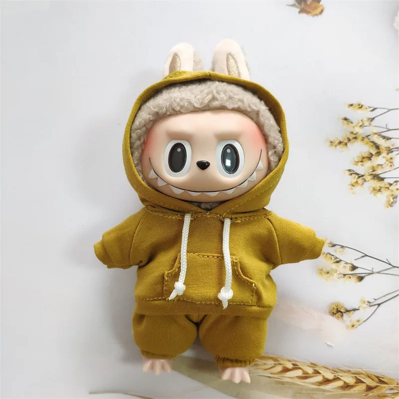 Labubu Black Hoodie Set