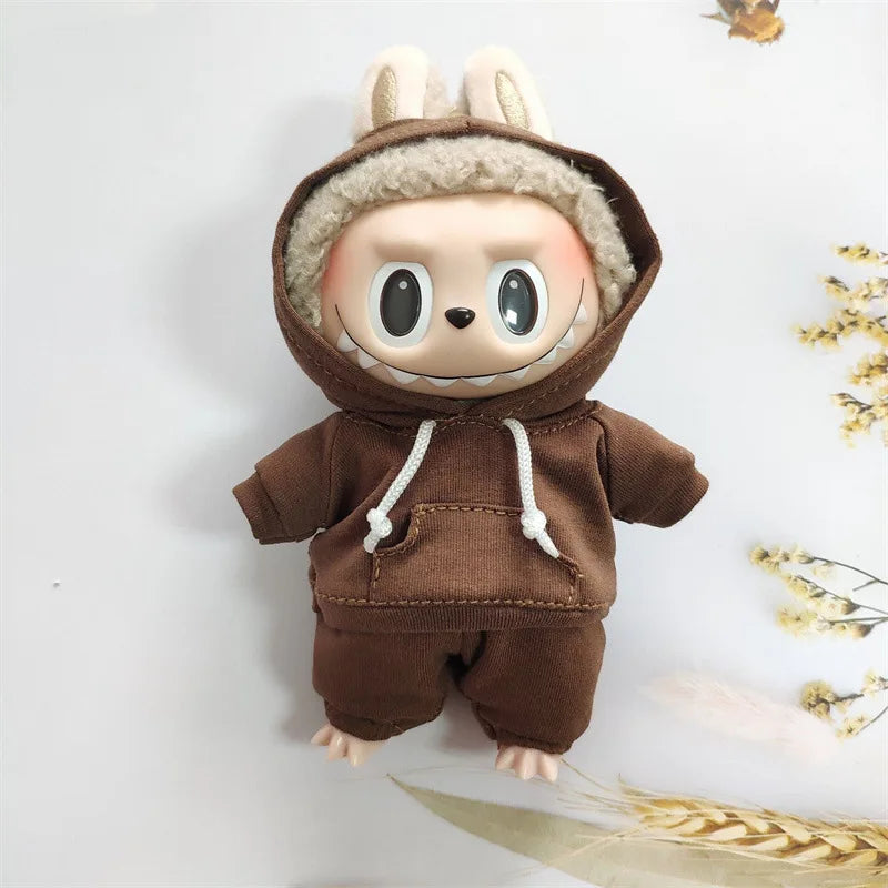 Labubu Black Hoodie Set