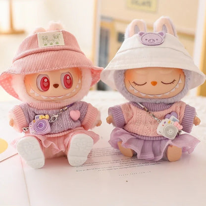 Labubu Cute Skirt Set Outfit