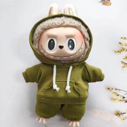 Labubu Black Hoodie Set