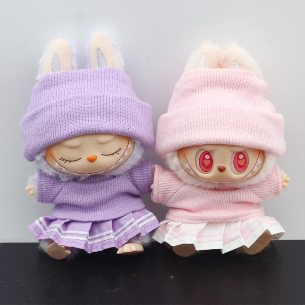 Uniform Skirt Set for Labubu