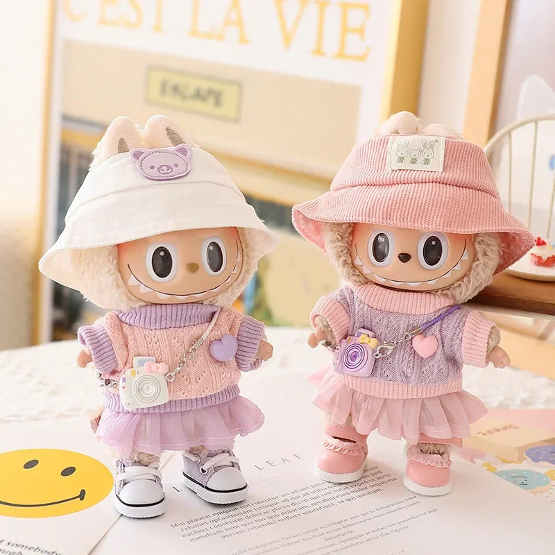 Labubu Cute Skirt Set Outfit