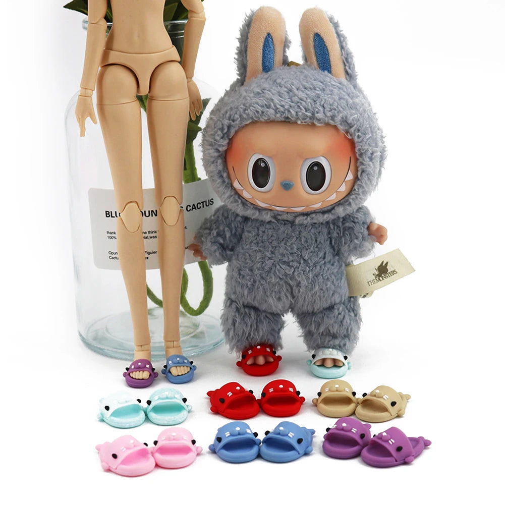 Labubu Shoes Shark Slippers