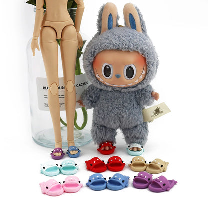 Labubu Shoes Shark Slippers