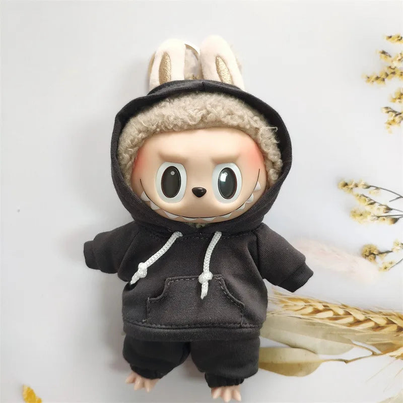 Labubu Black Hoodie Set