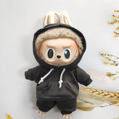 Labubu Black Hoodie Set