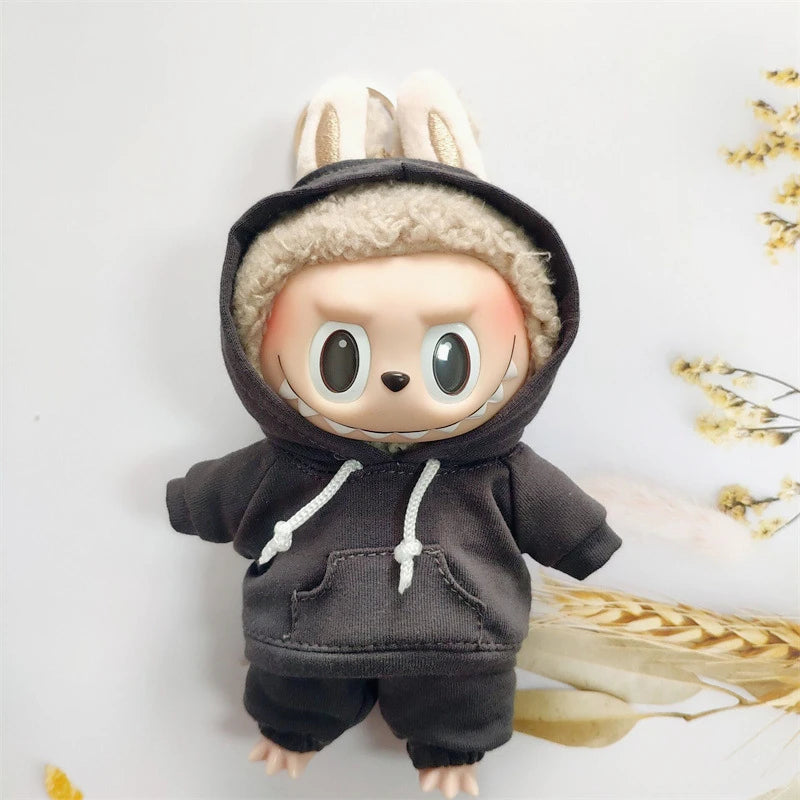 Labubu Black Hoodie Set