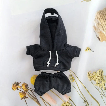 Labubu Black Hoodie Set