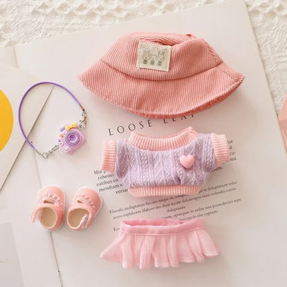 Labubu Cute Skirt Set Outfit