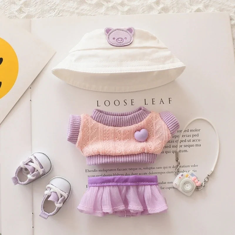 Labubu Cute Skirt Set Outfit